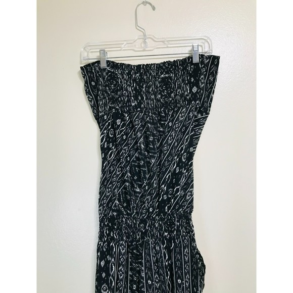 Blugirl Black/White Bandeau Halter Jumpsuit, Size L - Picture 5 of 6